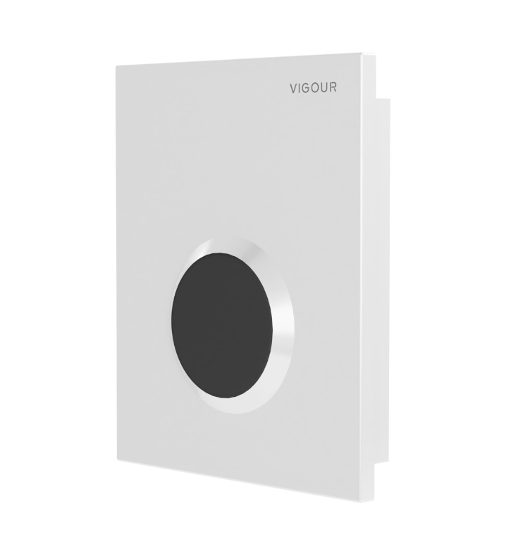 VIGOUR Urinal-Abdeckplatte DON infrarot Netzbetrieb 230V, weiß | V3DONUIRNWE