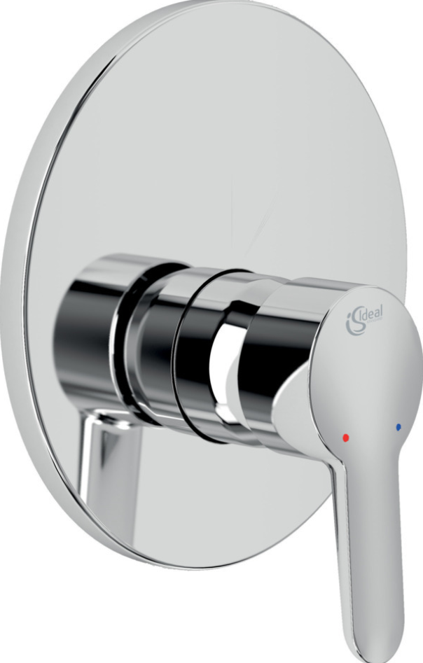 Ideal Standard Brausebatterie Farbset UP Connect Blue Bausatz 2 chrom | A5836AA