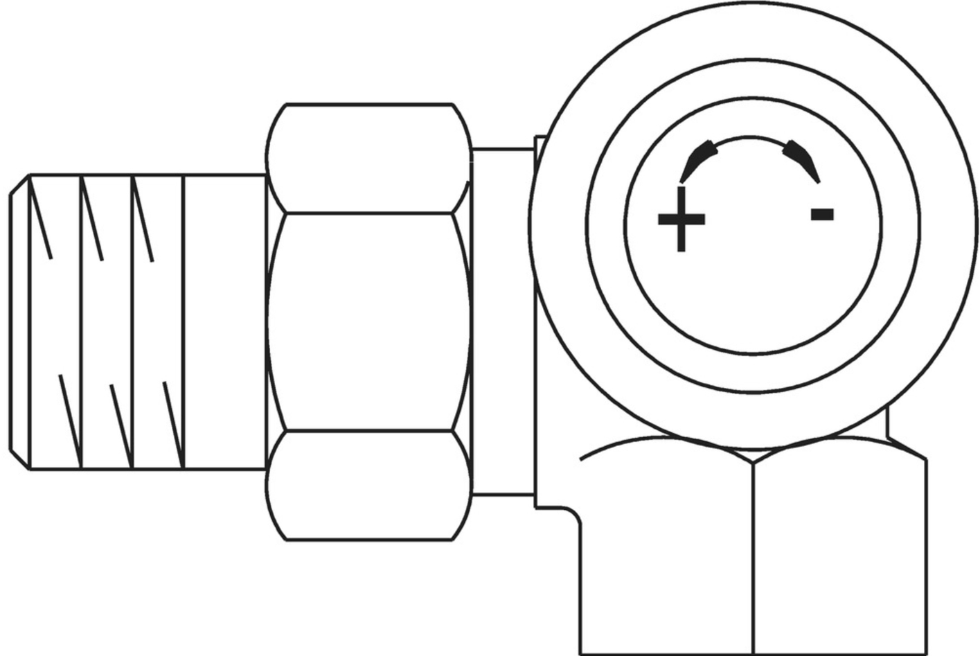 Oventrop Thermostatventil Baureihe AV-9 DN 15, 1/2" IG, PN 10, Winkeleck rechts | 1183473
