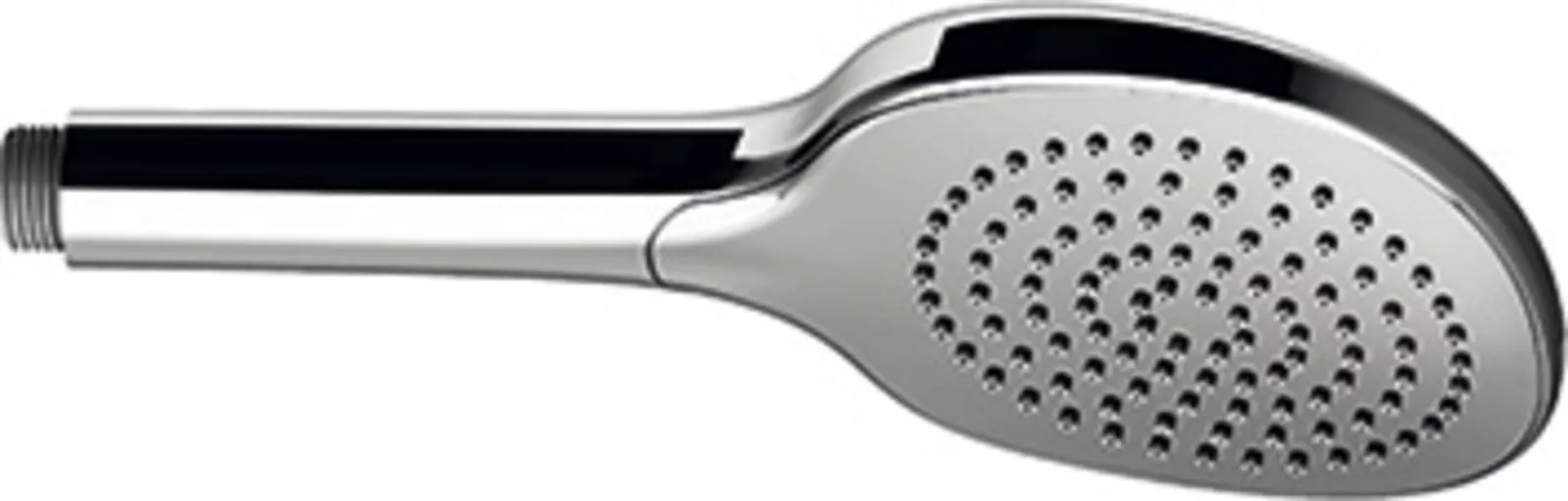 VIGOUR Handbrause individual 4.0 120mm 1-strahlig chrom/weiß | V4HB121WE