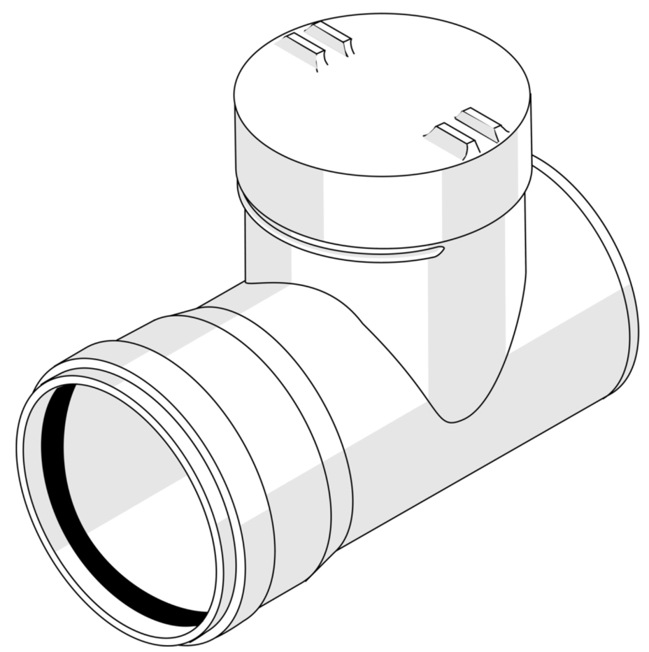 CONEL DRAIN Reinigungsöffnung DN 90 | CODRE90