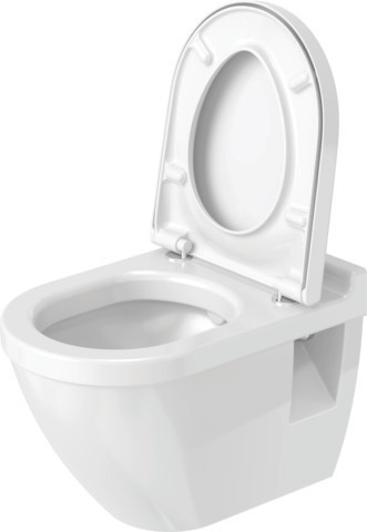 Duravit WC-Sitz Starck 3 abnehmb.m.Deckel weiss Scharniere Edelst.m.Absenkautom.| 0063890000