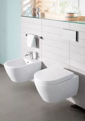 Villeroy & Boch WC-Sitz Subway 2.0 weiss m.quick-release pass.zu SUBW2WWC Scharn.Edelstahl | SUBW2SI