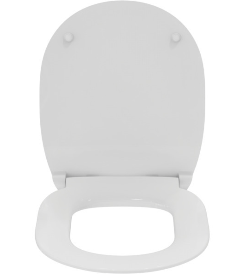 Ideal Standard WC-Sitz Flat Connect Freedom m.Deckel we Scharniere Edelstahl | E772301