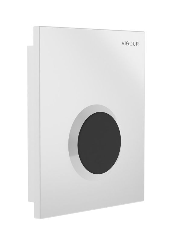 VIGOUR Urinal-Abdeckplatte DON infrarot Netzbetrieb 230V, weiß | V3DONUIRNWE