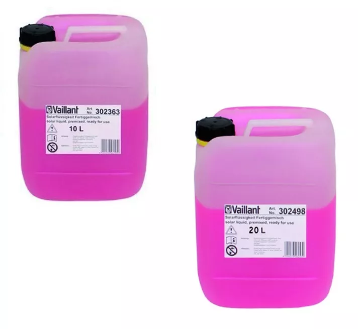 Vaillant Solarflüssigkeit 10 / 20 Liter Frostschutz bis -28 °C | 302363 / 302498