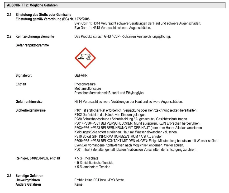 Sotin Saurer Reiniger 270 für Gasbrennwertgeräte 5 Liter | 270-5