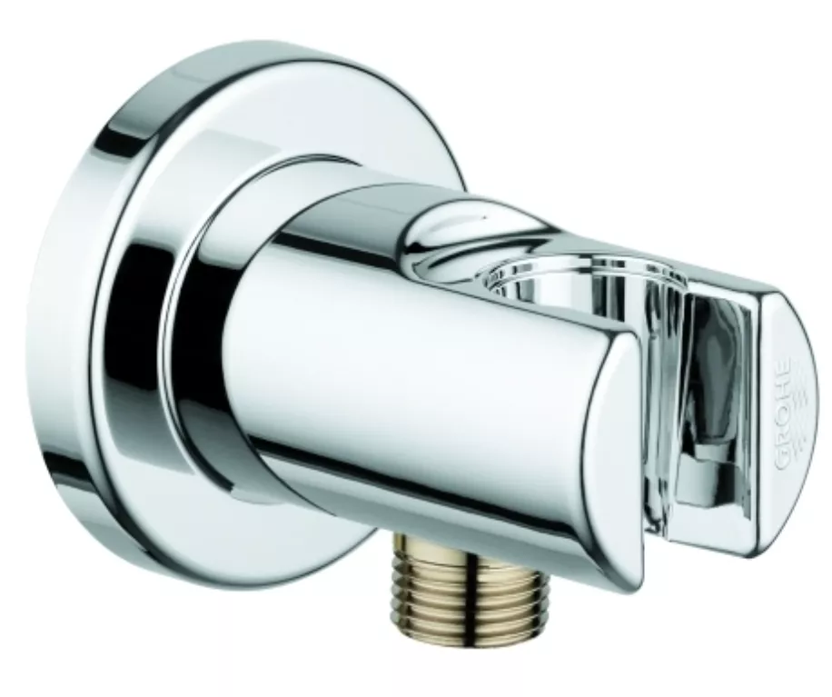 Grohe Wandanschlussbogen Relexa m.Wandbrausehalter verchromt | 28628000