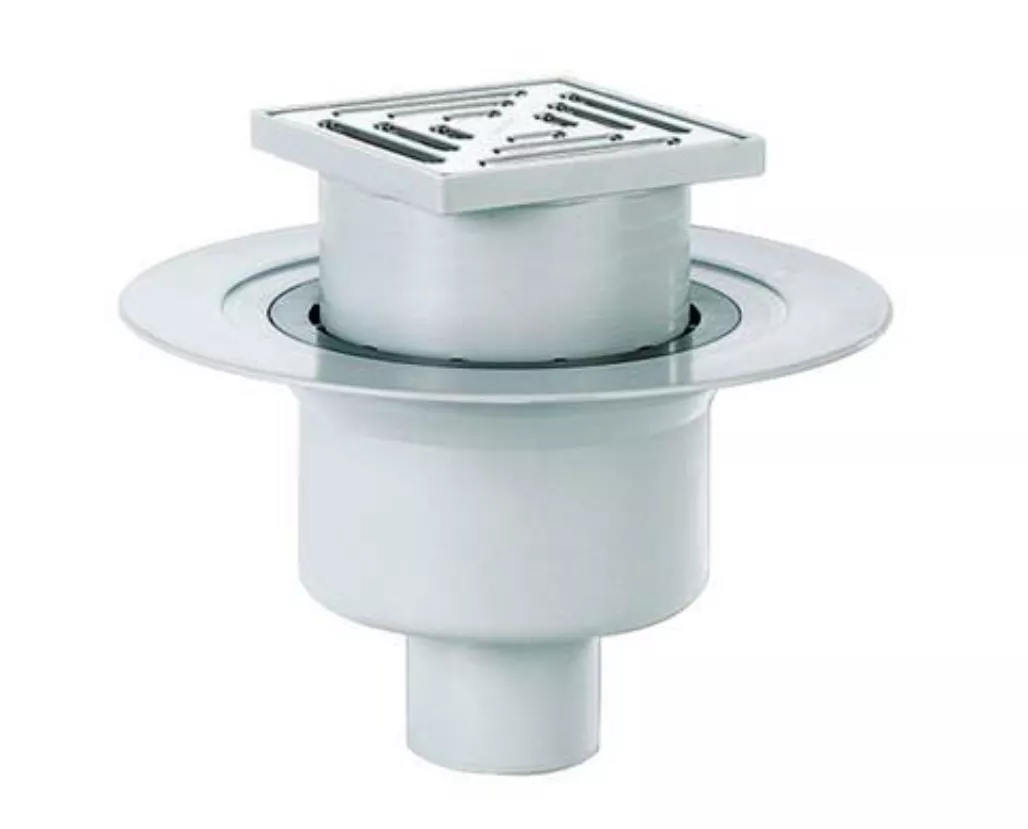 Dallmer Bodenablauf Dallmer 61 HT/KE DN 100 Rost Edelst.150x150mm | 611260
