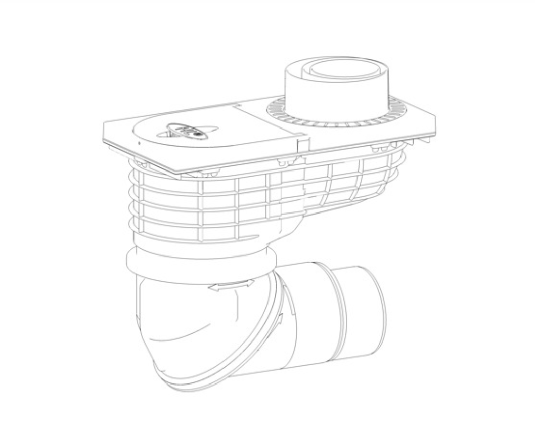 Dallmer Regenwasserablauf 600 N, DN 100/DN 125 | 840608