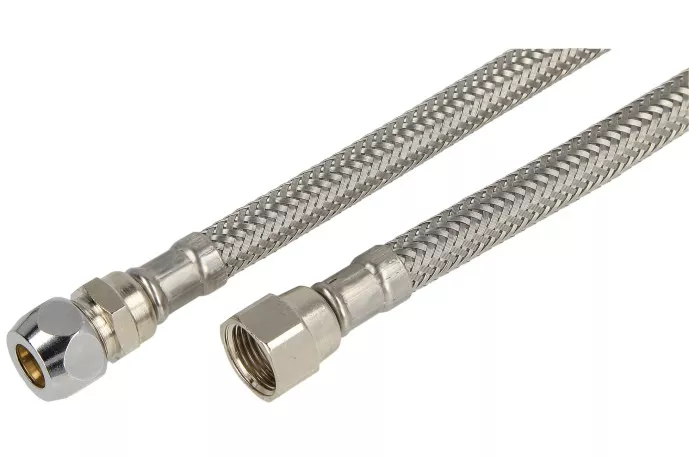 Verbindungsschlauch 500mm (DN 8) 3/8" Mutter verdrehsicher x 10mm QV/3/8"
