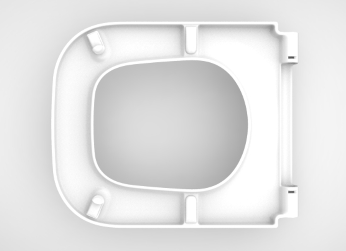 VIGOUR WC-Sitz derby plus ohne Deckel semi abnehmbar | DEPSIODW