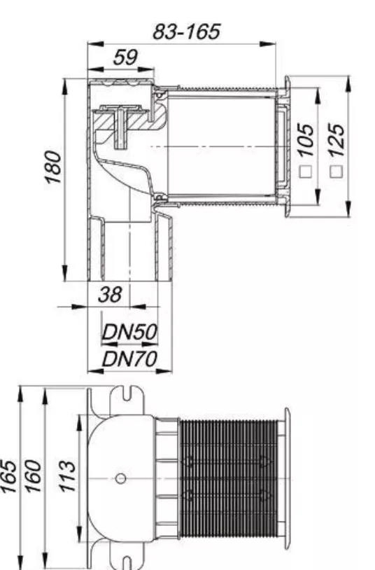 Dallmer Rohrbeluefter DallVent WE weiß DN 50/70 | 850140