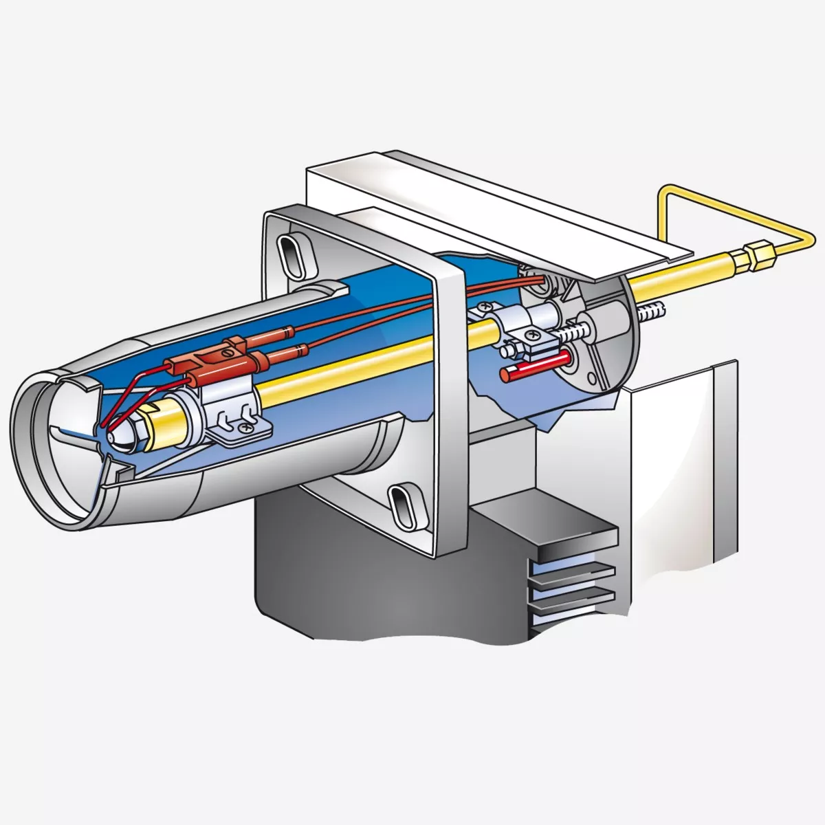 Weishaupt Ölbrenner WL5/1-B ohne Stellantrieb, Vollautomatisch 21,5-40 kW Nr. 24105121