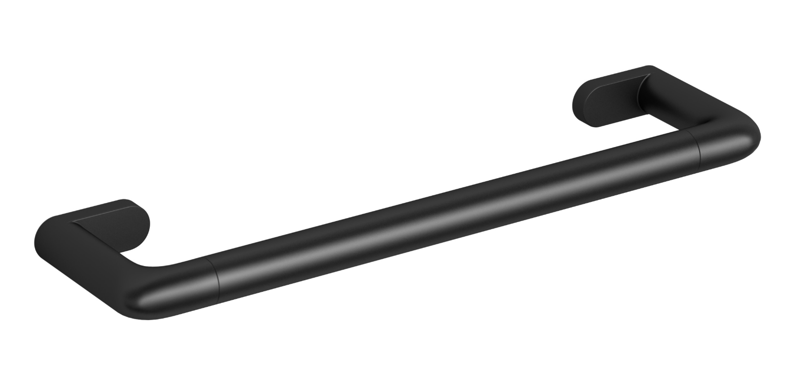 VIGOUR Handtuchhalterreling white 320 mm schwarz matt | WHHR32SM