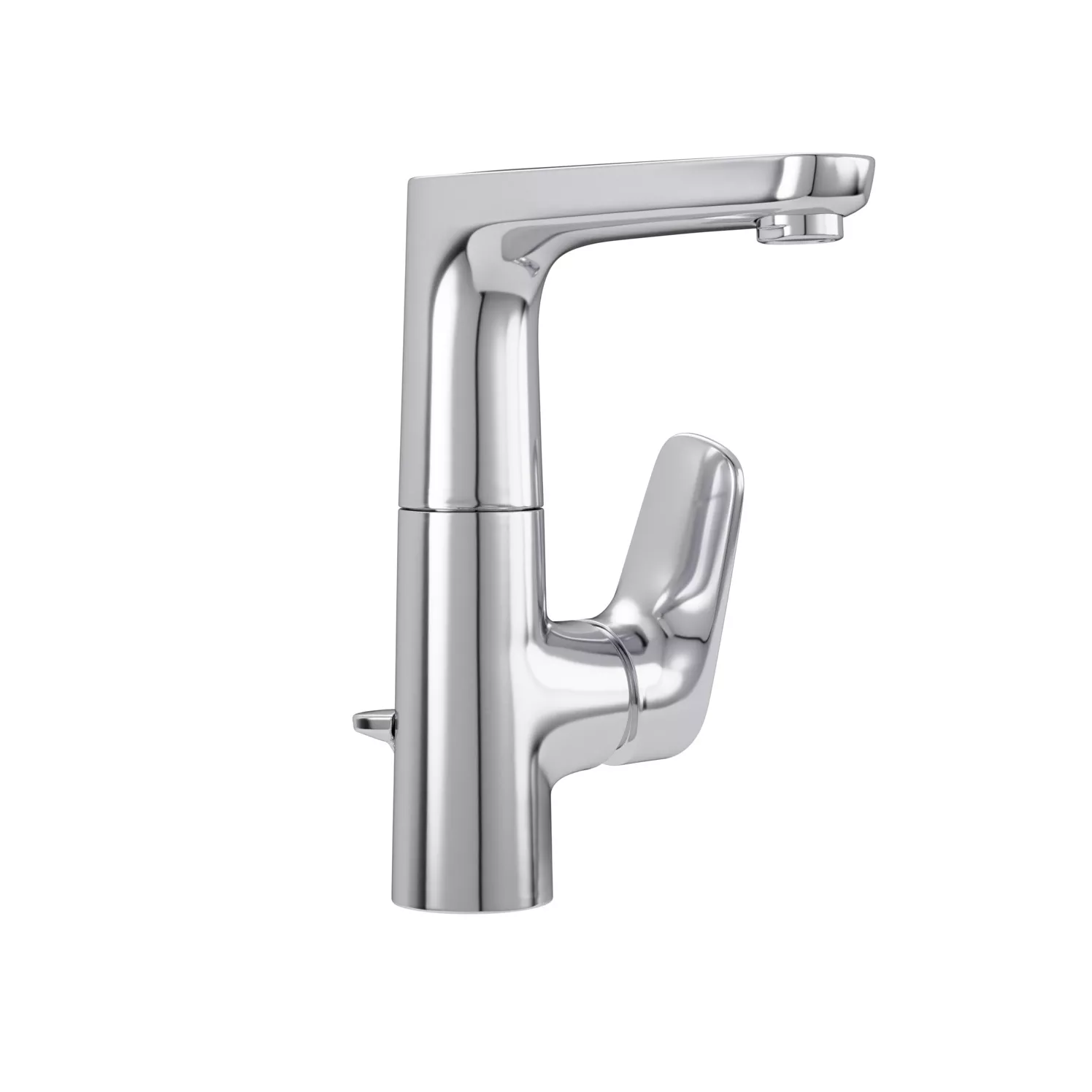 VIGOUR Einhand-Waschtischbatterie derby V3 style L-Auslauf schwenkb. m. Abl. verchr. | DESL