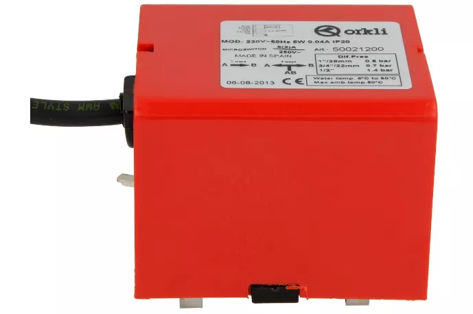 Motor für 2/3-Wege-Ventile 230 V 5-adrig Orkli
