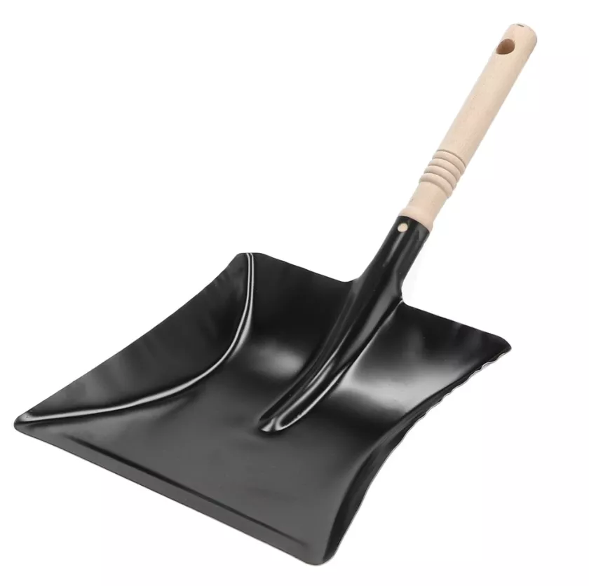 Verstärkte Metall-Kehrschaufel für Bauschutt