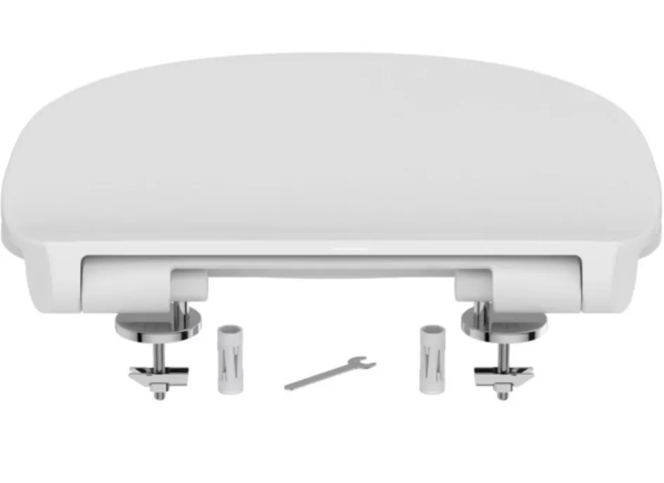 Ideal Standard WC-Sitz Flat Connect Freedom m.Deckel we Scharniere Edelstahl | E772301