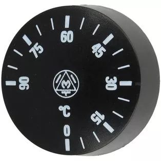 Drehknopf Ø 42 mm für regelbares Thermostat von 0-90°C Kapillarthermostat TR2