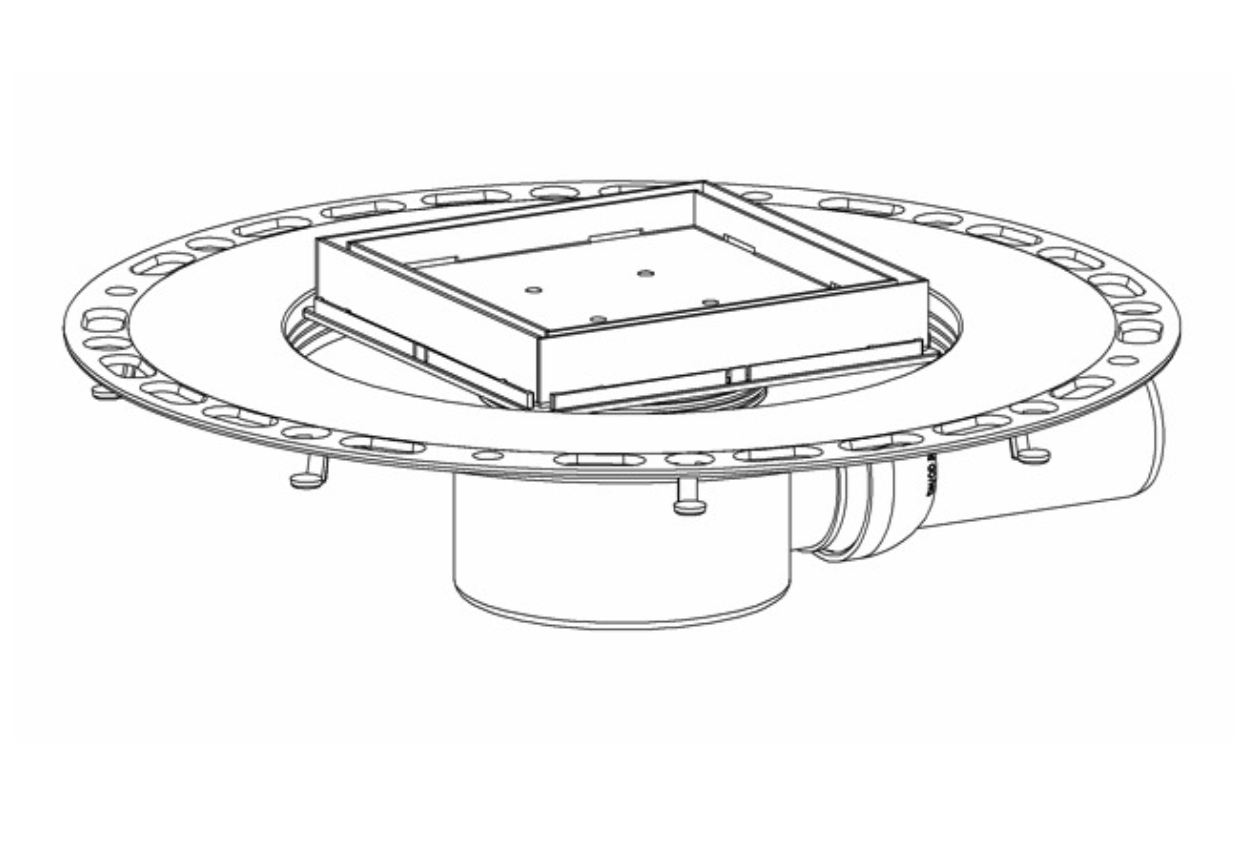 DALLMER Bodenablauf TistoStone Plan VC 15, DN 50, 150 x 150 mm | 516220