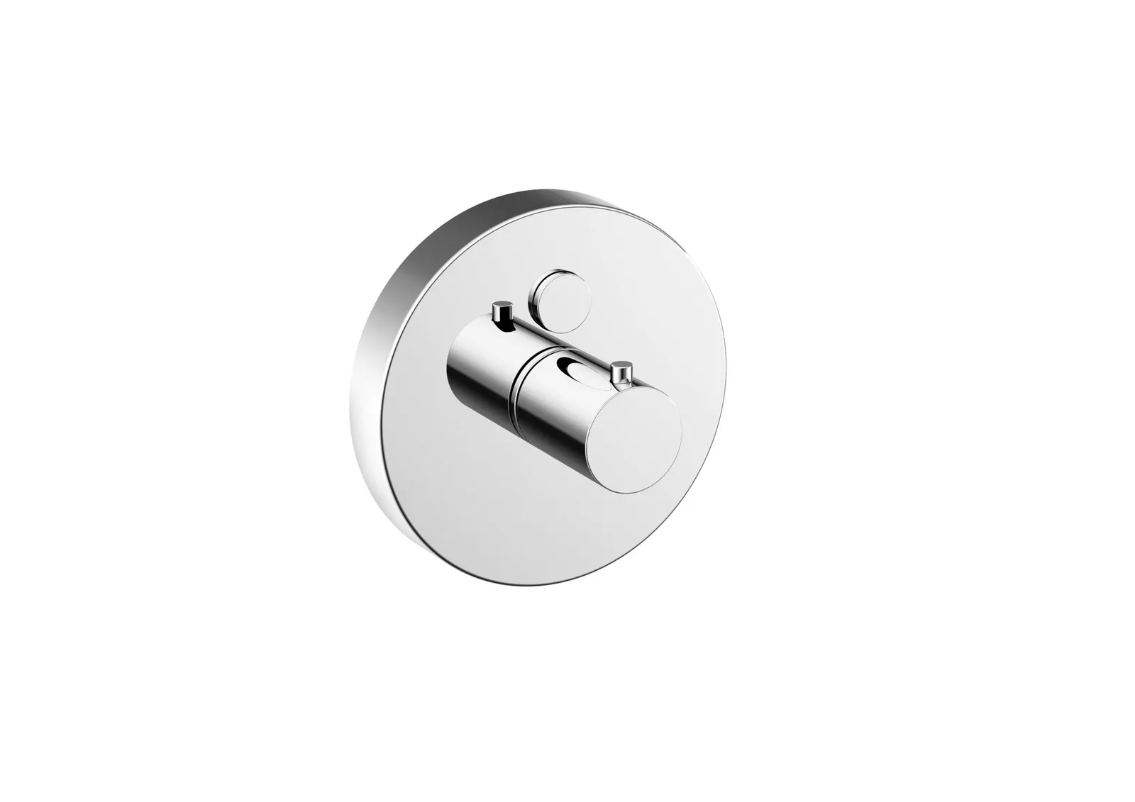VIGOUR White V4 Farbset Thermostat TipTec für VUPK verchromt für modernes Badezimmer