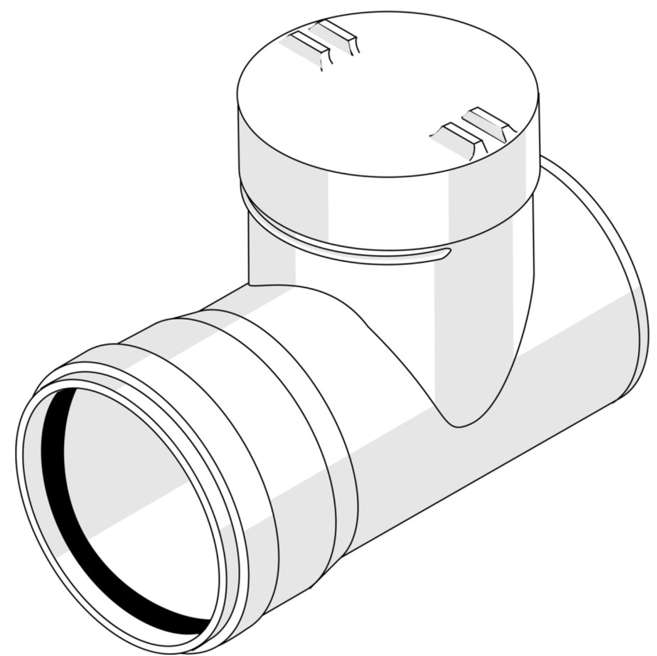 CONEL DRAIN Reinigungsöffnung DN 70 | CODRE70