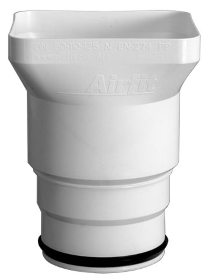 AIRFIT PP Trichtersifon DN 50/100/125 rechteckig | 50126TS