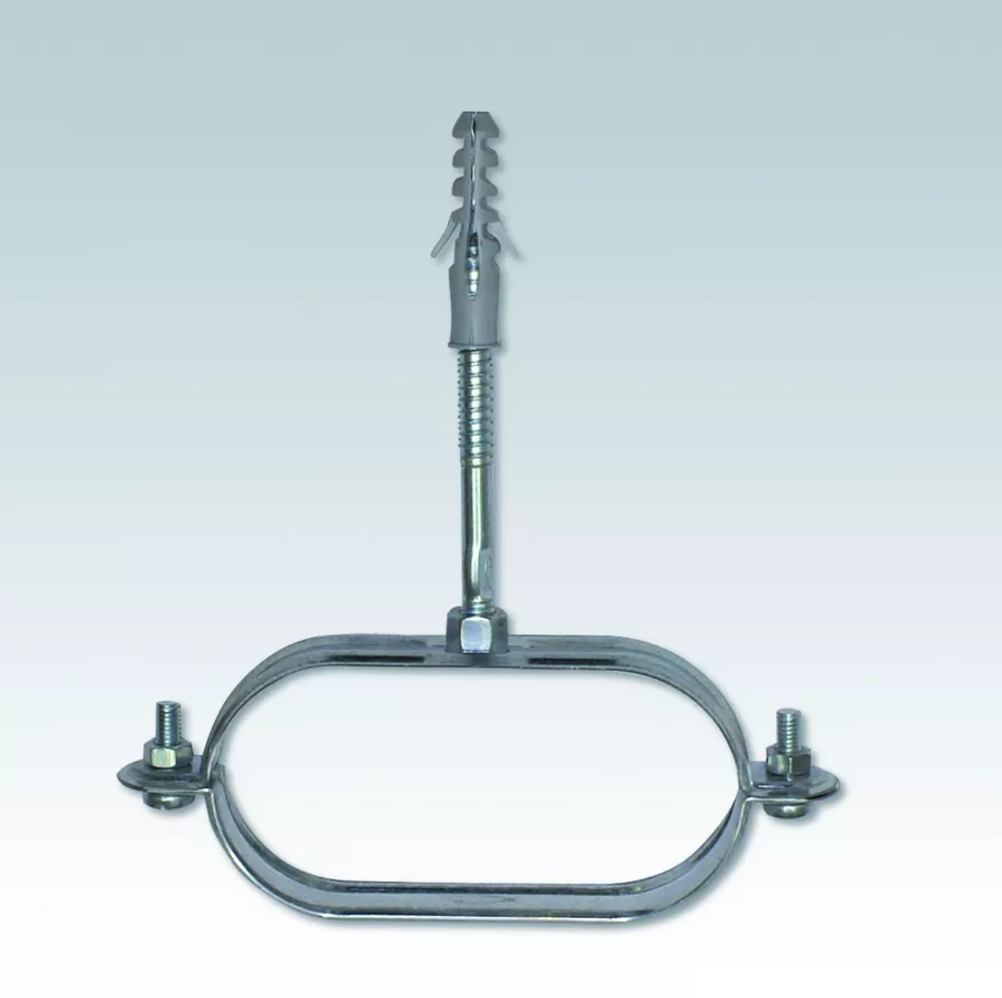 COSMO Ovalschelle 96x48 DN 15/16 14mm mit 1 Ovalschelle, Stockschraube u.Dübel | CTOS1614