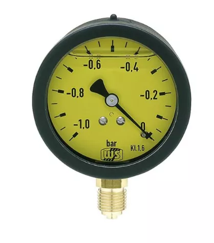 AFRISO Vakuummeter mit Glyzerindämpfung -1 - 0 bar 63mm 1/4" unten