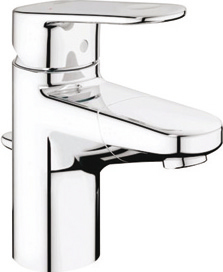 Grohe Einhand-Waschtischbatterie Europlus NEU m.Abl-G.u.ausz.Auslauf m.RV verchr.| 33155002