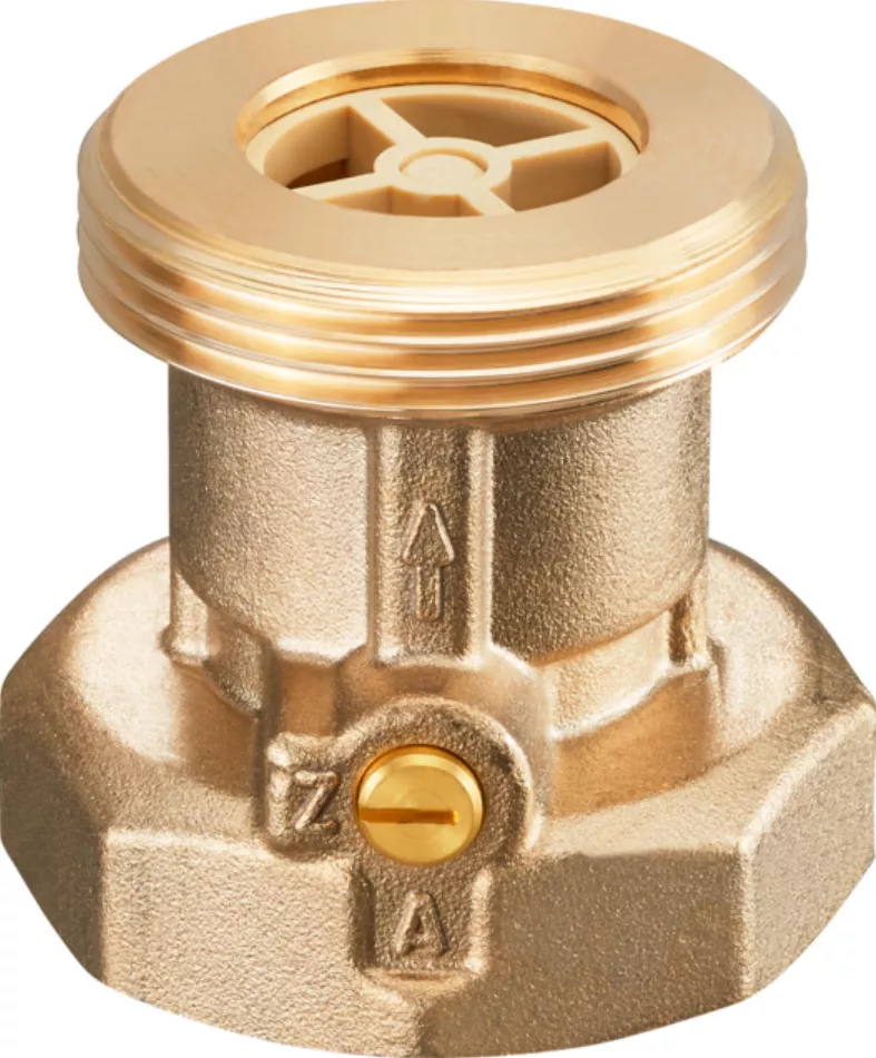OVENTROP-Sperrventil SVE DN 25, G 1 1/2 AG, PN 10, Messing | 1070008