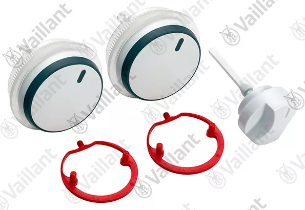 Vaillant VA Knopf weiß excl. (3 St.) ecoBIG (Schaltkasten weiß, exclusiv) | 0020048920