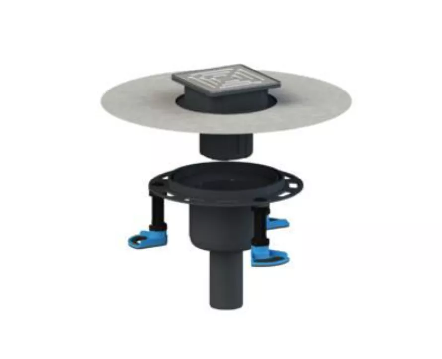 Dallmer Bodenablauf DallDrain Select senkr. DN50/DN100, 120x120mm | 517159