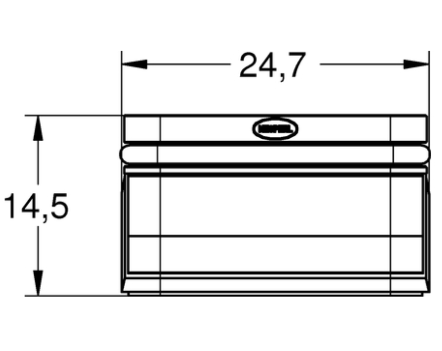 Grohe Strahlregler Mousseur für Allure WT-Batterien | 13220000