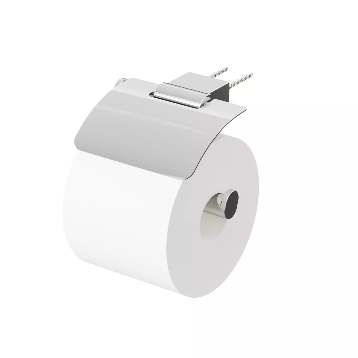 VIGOUR Papierhalter derby plus mit Deckel NEU verchromt | DEPPH