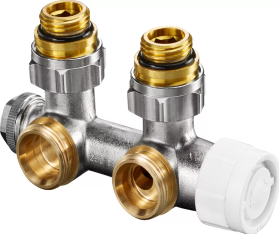 Oventrop Anschlussarmatur Multiblock T Anschluss AG 1/2" Eckform | 1184084
