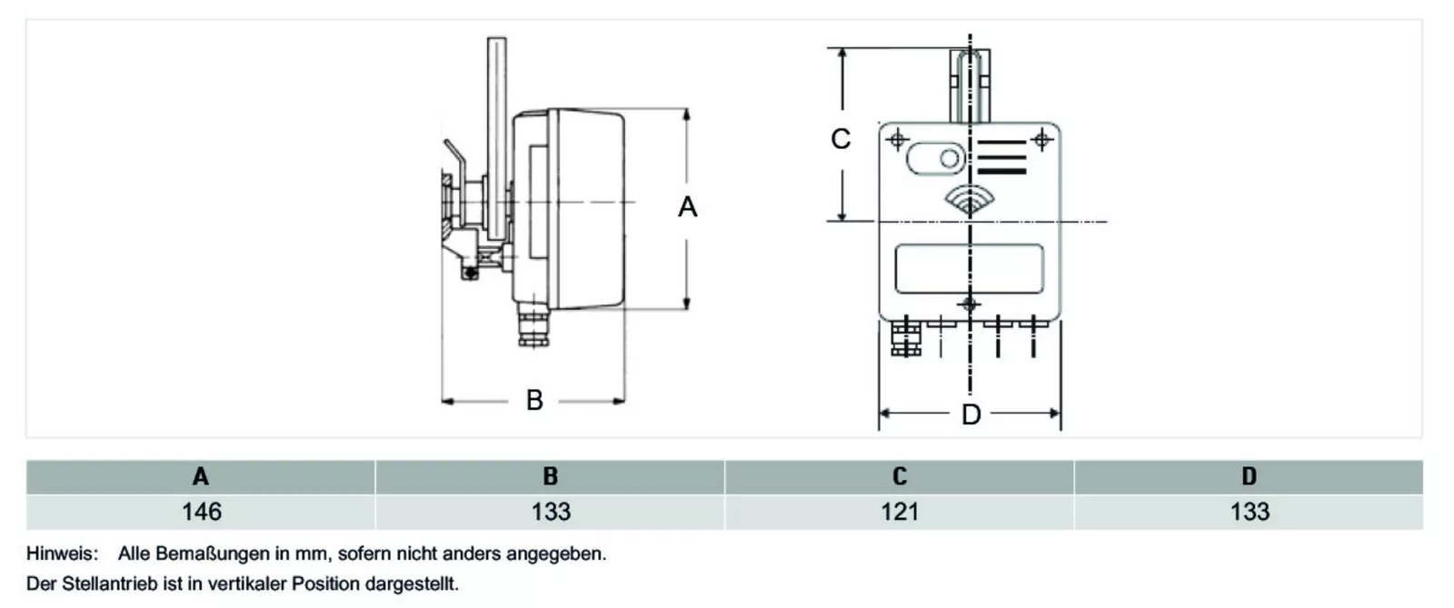 Resideo Stellmotor VMM 24 V / 50 Hz, 30 Nm Nr:VMM3024