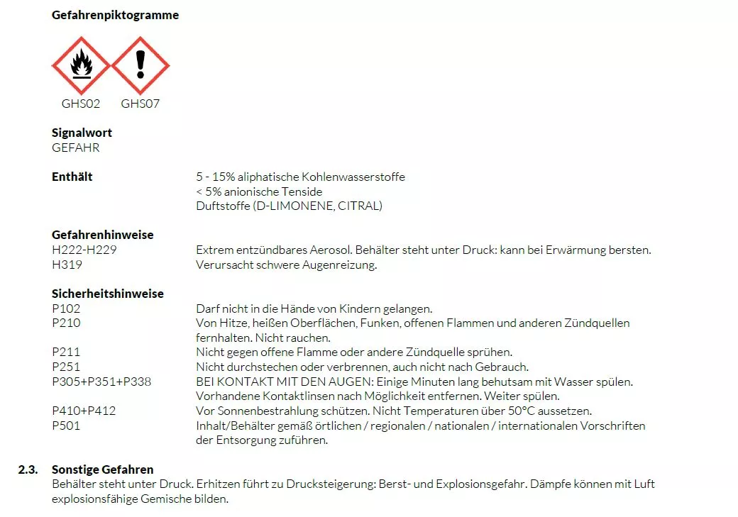CONEL CARE Auto-Magic-Cleaner-Spray 500 ml Schaumreiniger | CAREMCSR