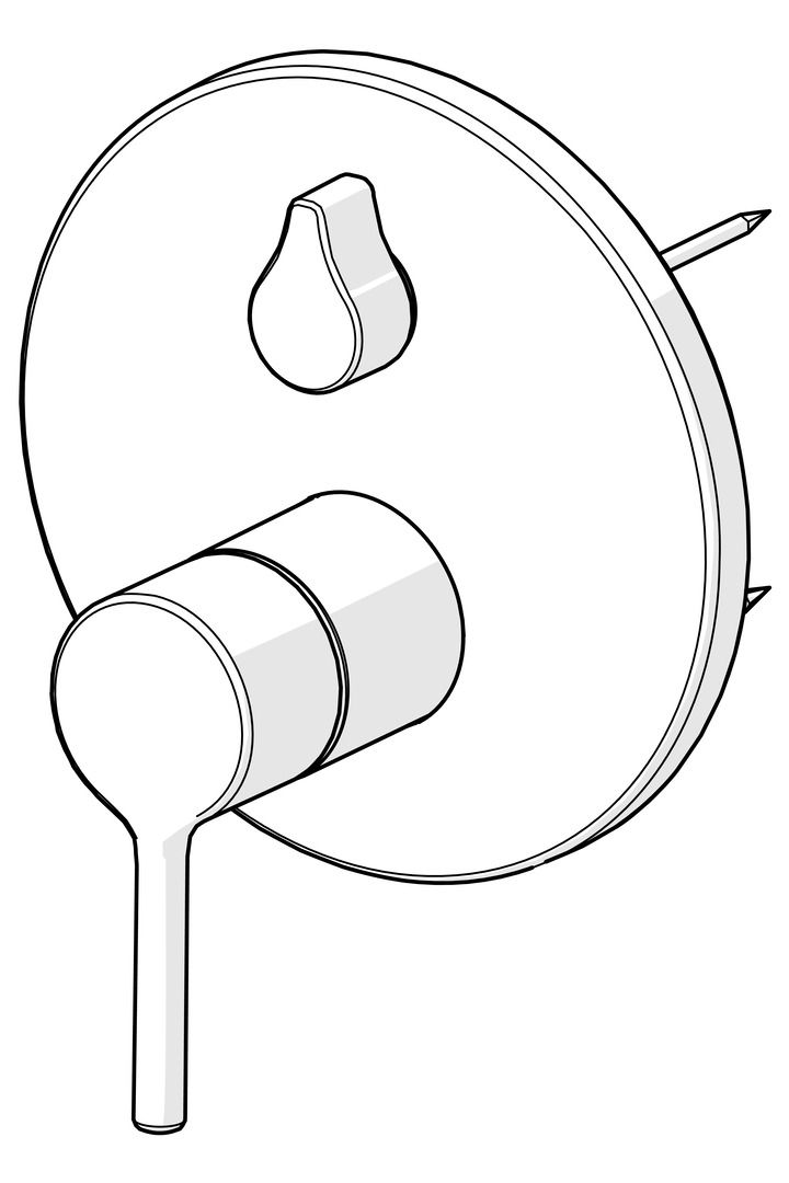 HANSAVANTIS EHM FM-Set f. Wafü/Br. Ros. rund Bronze gebürstet | 8260906781