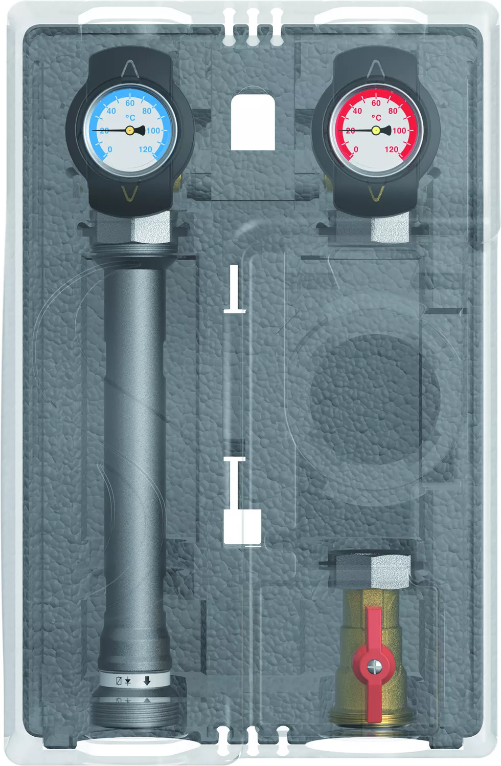 COSMO 2.0 Pumpengruppe DN25 ungemischt ohne Pumpe 