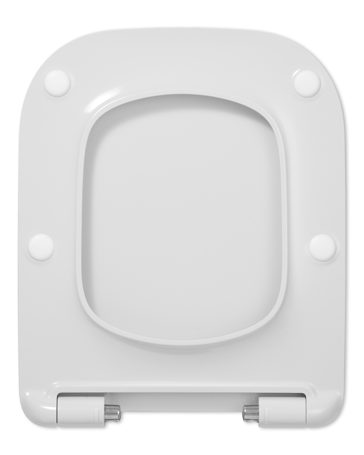 VIGOUR WC-Sitz derby slim ES Scharnier abnehmbar m.Absenkautomatik weiss Nr.:DESIASS