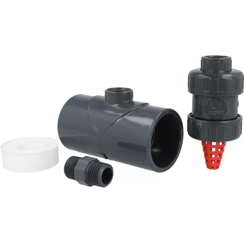 Solar-Belüftungsset für PVC-Rohre DN50