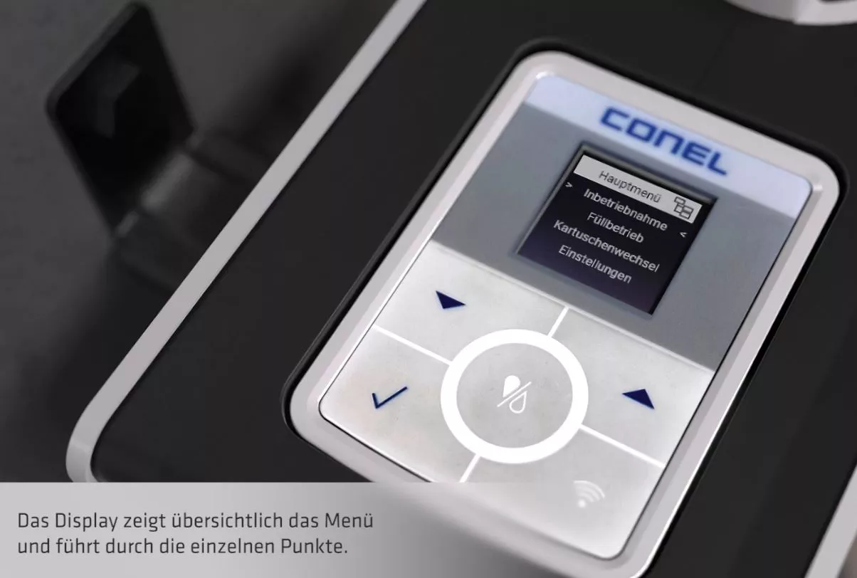 CONEL Füllstation CLEAR PRO FILL All-in-One CONEL mit Systemtrenner BA