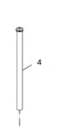 Buderus Tauchrohr 826,5 mm Hostalen Logalux HC70, HC110, H/HT70/110 | 7747020186