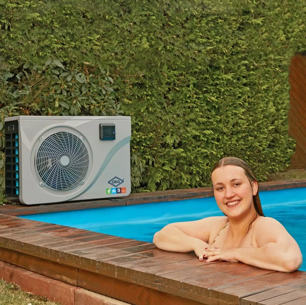 Pool Wärmepumpe 7 kW 230V mit Invertertechnik & Titan-Wärmetauscher Schwimmbad