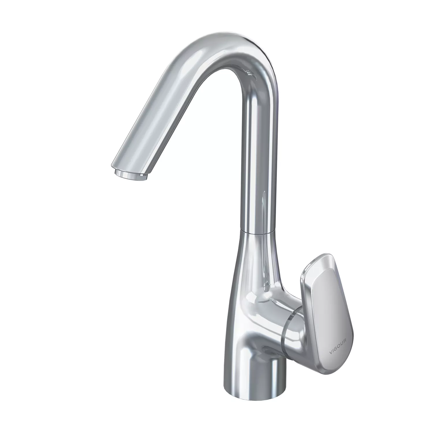 VIGOUR Einhand-Waschtischbatterie derby V3 style V-Auslauf schwenkb. m. Abl. verchr | DESV