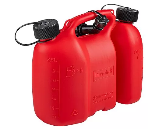 Hünersdorff Doppelkanister Profi Kunststoff, 3+1,5l, rot | 804000