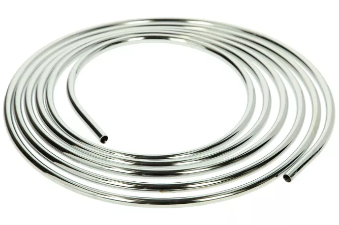 Kupferrohr 5000 mm x Ø 8 mm, verchromt auf Rolle