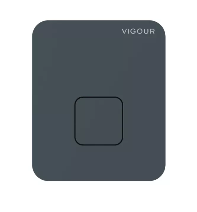 VIGOUR Urinal-Betätigungsplatte DEE Kunststoff matt-anthrazit | V1DEEUANM